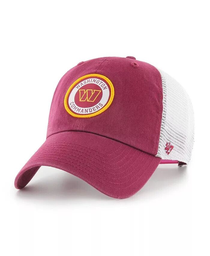 Мужская бордово-белая кепка Washington Commanders Highline Clean Up Trucker Snapback '47 Brand, красный
Мужская бордово-белая кепка Washington Commanders Highline Clean Up Trucker Snapback '47 Brand, красный