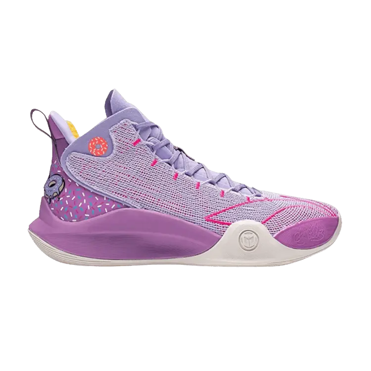Кроссовки Li-Ning CJ-1 Mid Donut, фиолетовый 
Кроссовки Li-Ning CJ-1 Mid Donut, фиолетовый