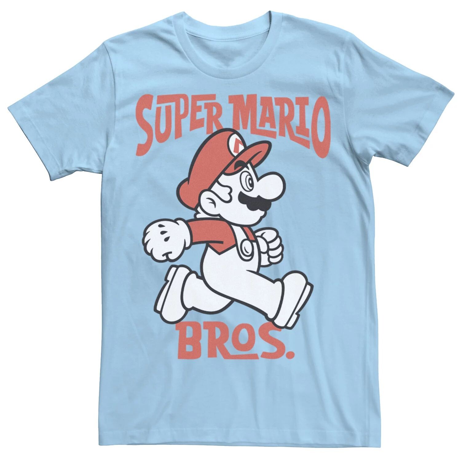 Мужская футболка с портретом в стиле ретро Nintendo Super Mario Bros. Licensed Character, светло-синий
Мужская футболка с портретом в стиле ретро Nintendo Super Mario Bros. Licensed Character, светло-синий