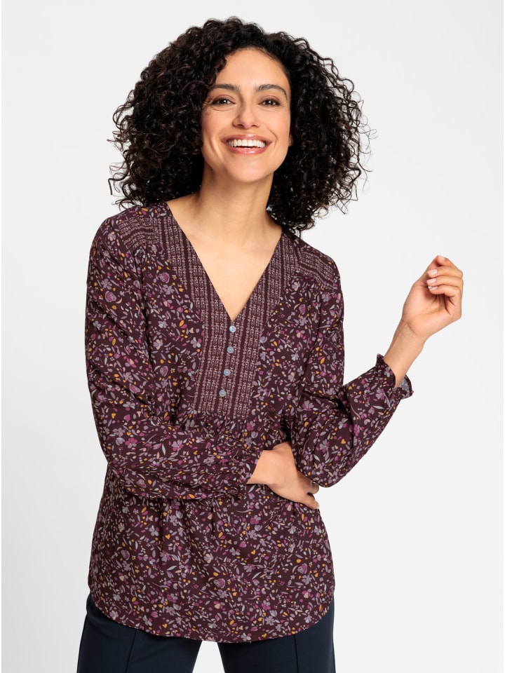 WITT WEIDEN Туника с принтом бордового и сиреневого цвета
WITT WEIDEN Туника с принтом бордового и сиреневого цвета