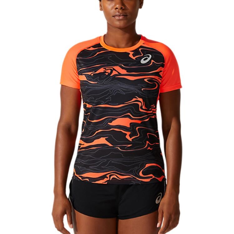 Беговой костюм женский оранжевый Asics
Беговой костюм женский оранжевый Asics