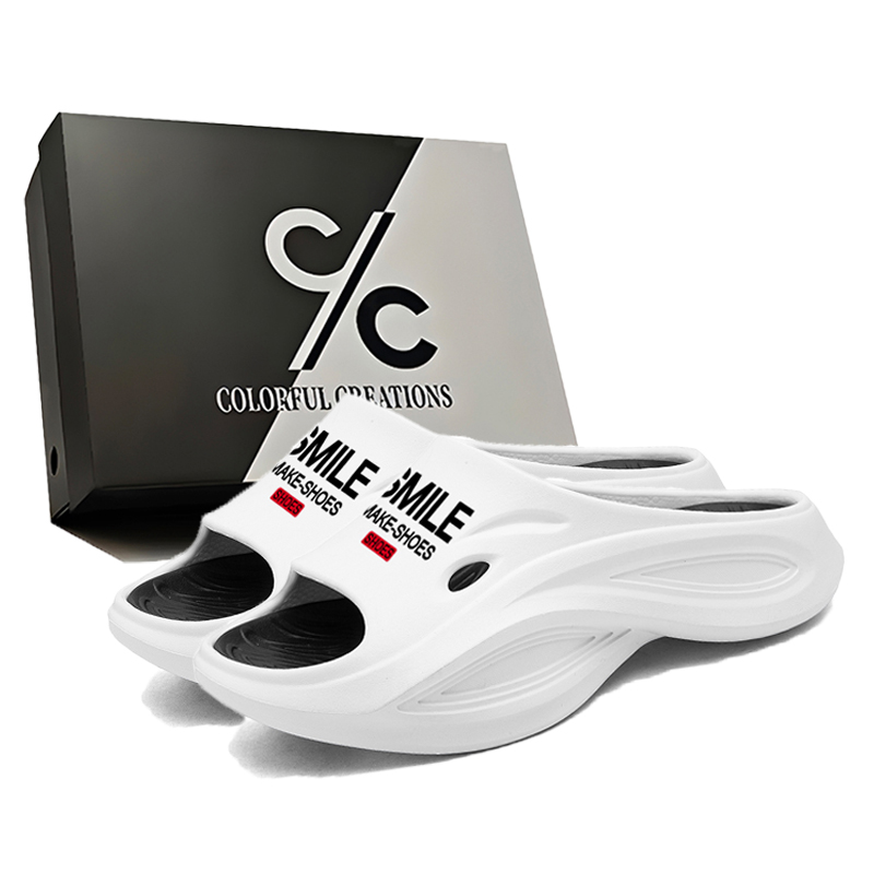 Мужские сандалии EVA Quiet, нескользящие, быстросохнущие Colorful Creations, White
Мужские сандалии EVA Quiet, нескользящие, быстросохнущие Colorful Creations, White