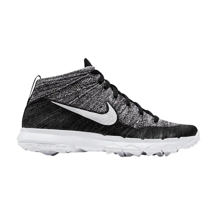 Кроссовки Flyknit Chukka Golf 'Black White', черный
Кроссовки Flyknit Chukka Golf 'Black White', черный
