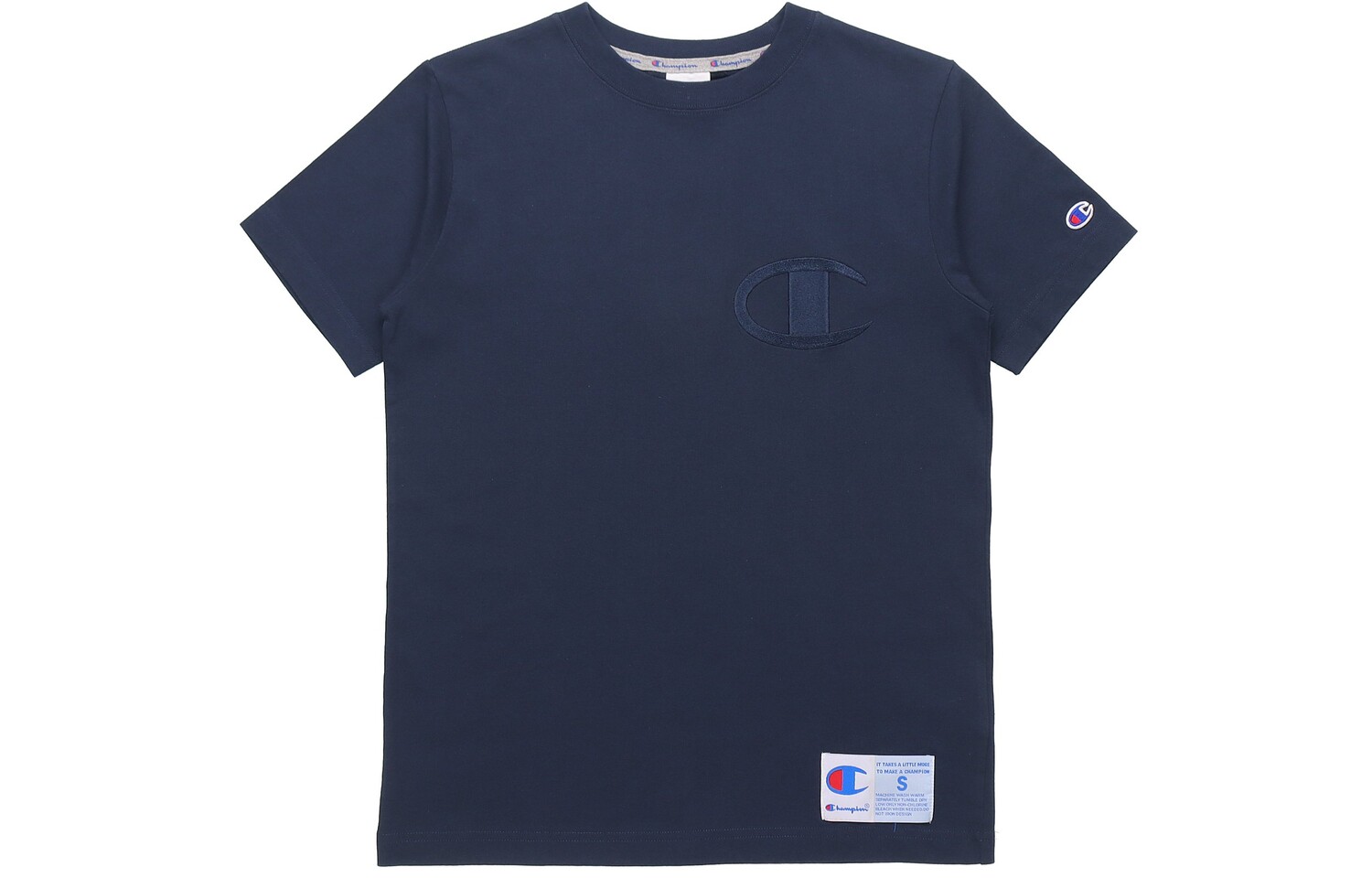 Футболка мужская темно-синяя Champion, темно-синий 
Футболка мужская темно-синяя Champion, темно-синий