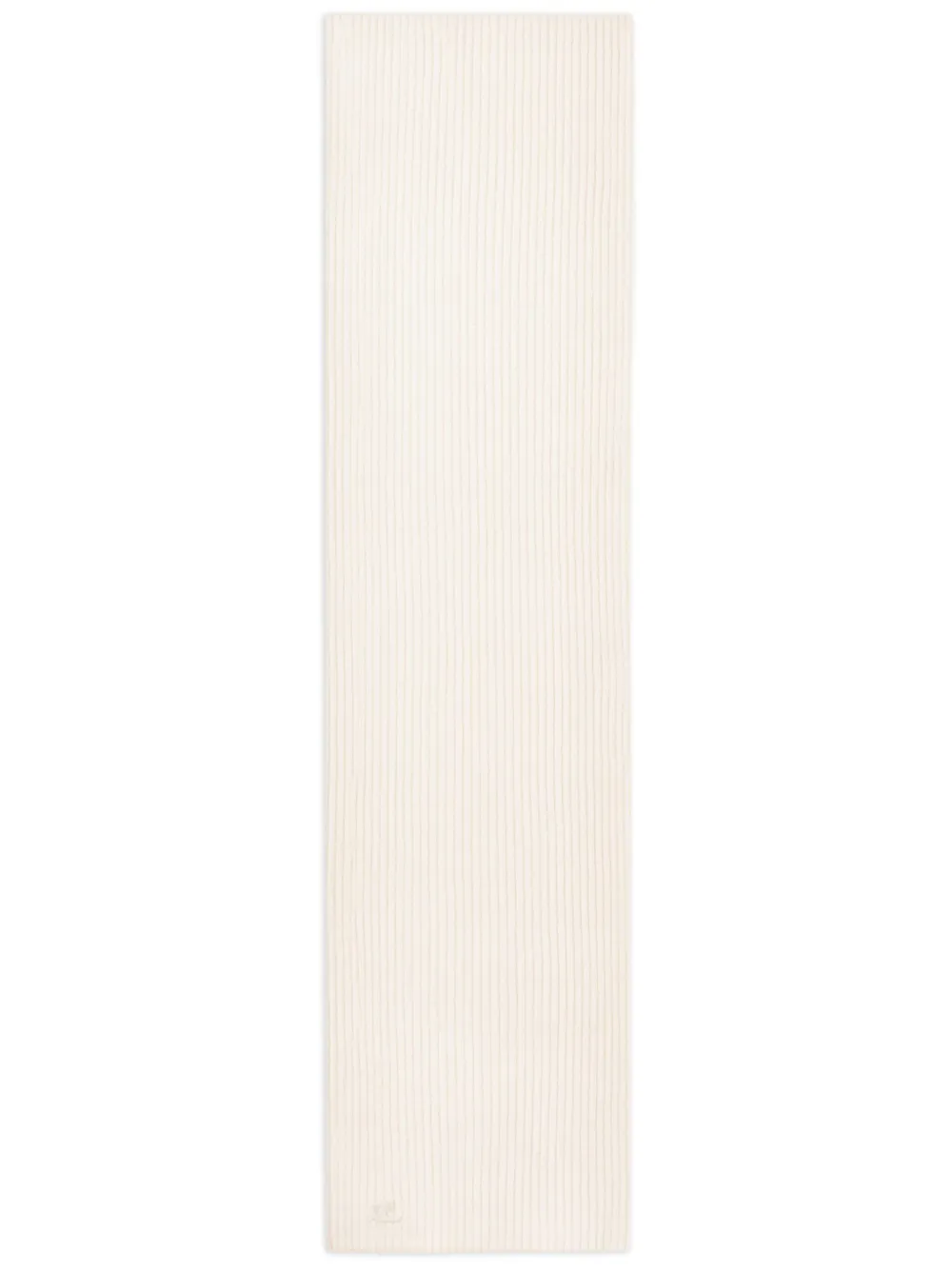 Шерстяной шарф в рубчик Courrèges, белый
Шерстяной шарф в рубчик Courrèges, белый