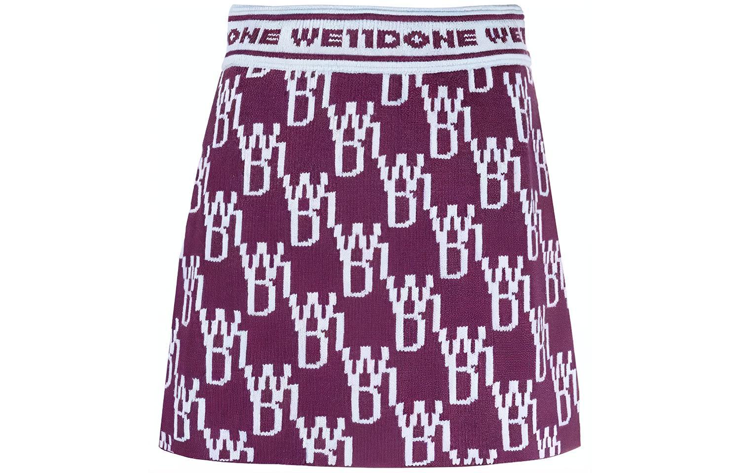 Повседневная короткая юбка женская WE11DONE, фиолетовый
Повседневная короткая юбка женская WE11DONE, фиолетовый