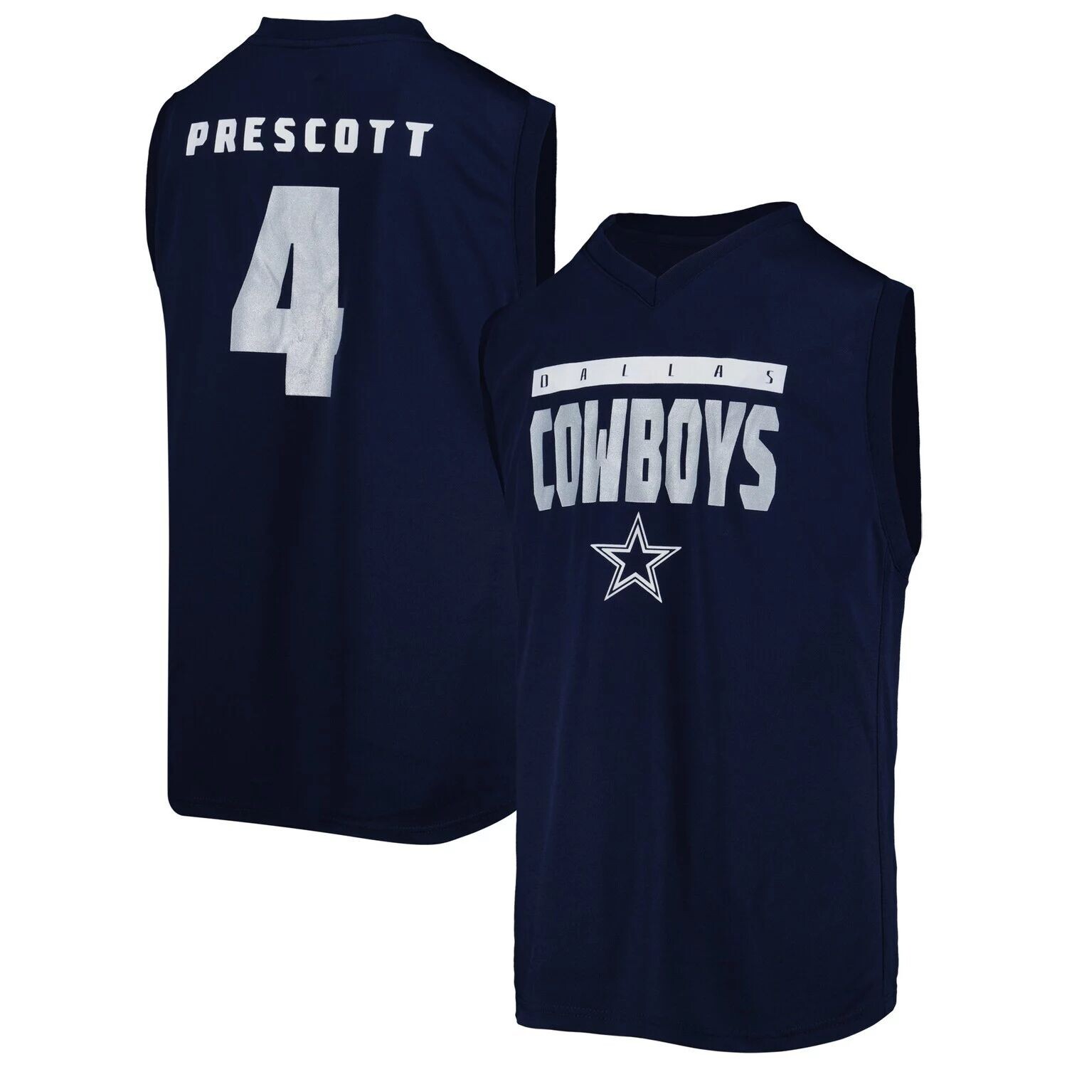 Молодежная майка Dak Prescott Navy Dallas Cowboys Fast Track с V-образным вырезом Outerstuff
Молодежная майка Dak Prescott Navy Dallas Cowboys Fast Track с V-образным вырезом Outerstuff