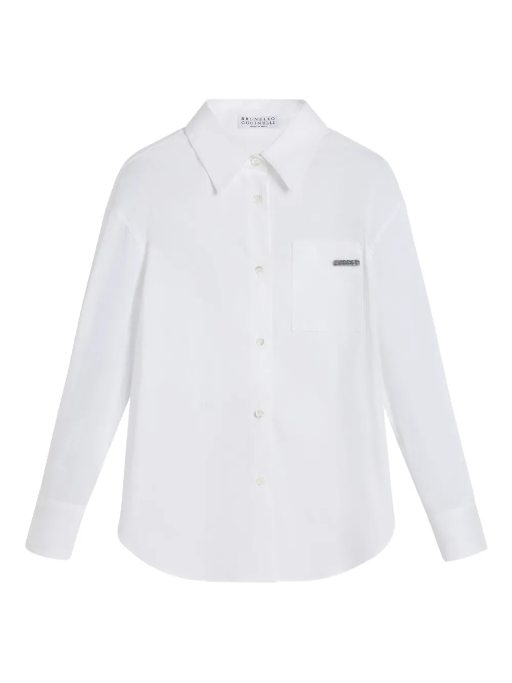 Рубашка с длинными рукавами Brunello Cucinelli Kids, белый
Рубашка с длинными рукавами Brunello Cucinelli Kids, белый