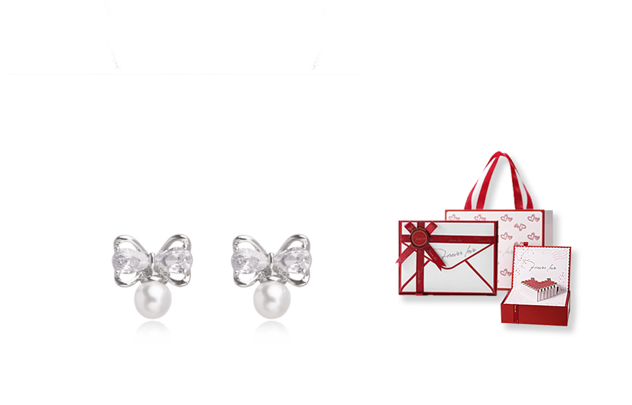 Серьги-гвоздики с жемчужным бантом из сплава для женщин Muyan, Bow Pearl Stud Earrings + Love Heart Gift Box
Серьги-гвоздики с жемчужным бантом из сплава для женщин Muyan, Bow Pearl Stud Earrings + Love Heart Gift Box