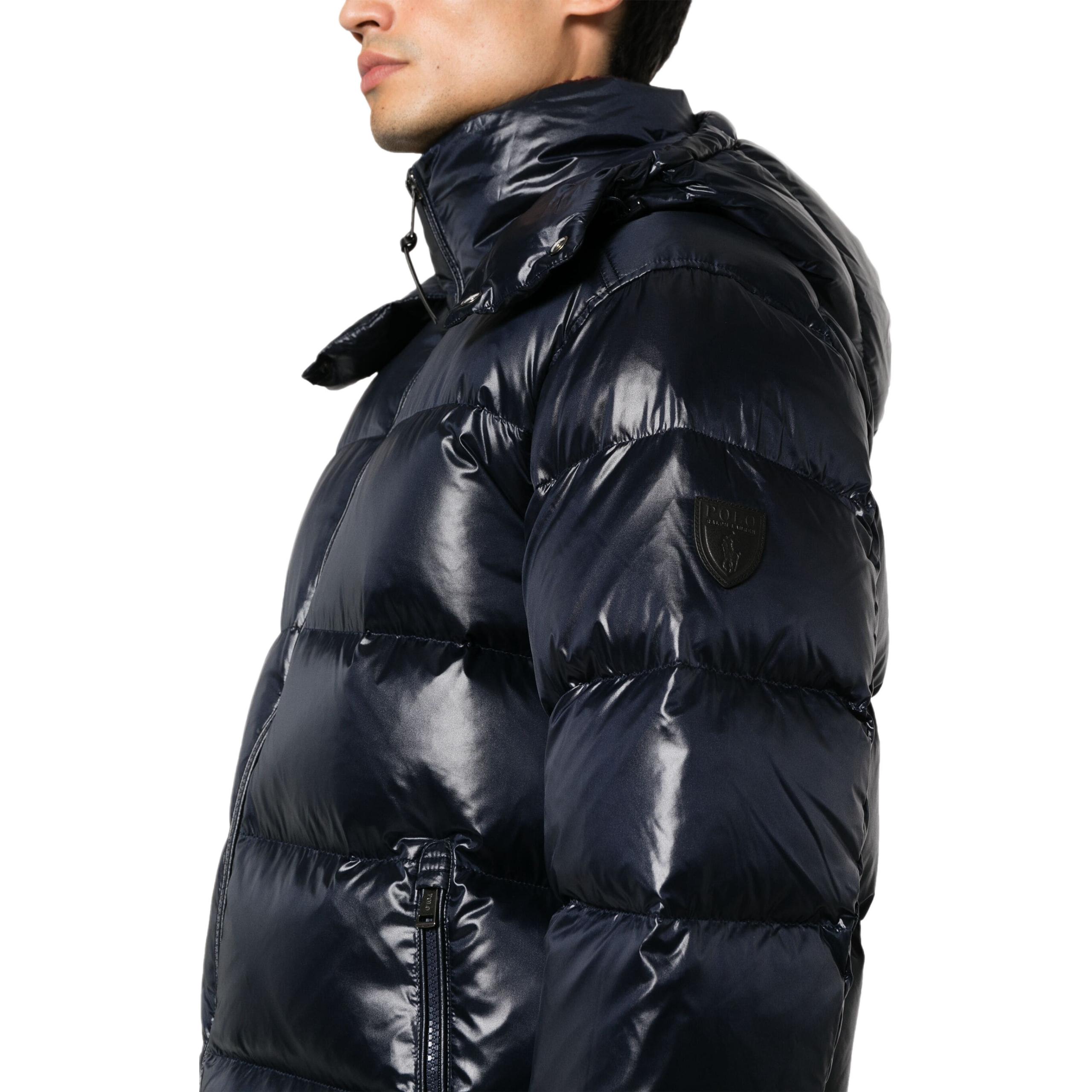 Пуховик с нашивкой Flint Logo Polo Ralph Lauren, Морской синий 
Пуховик с нашивкой Flint Logo Polo Ralph Lauren, Морской синий