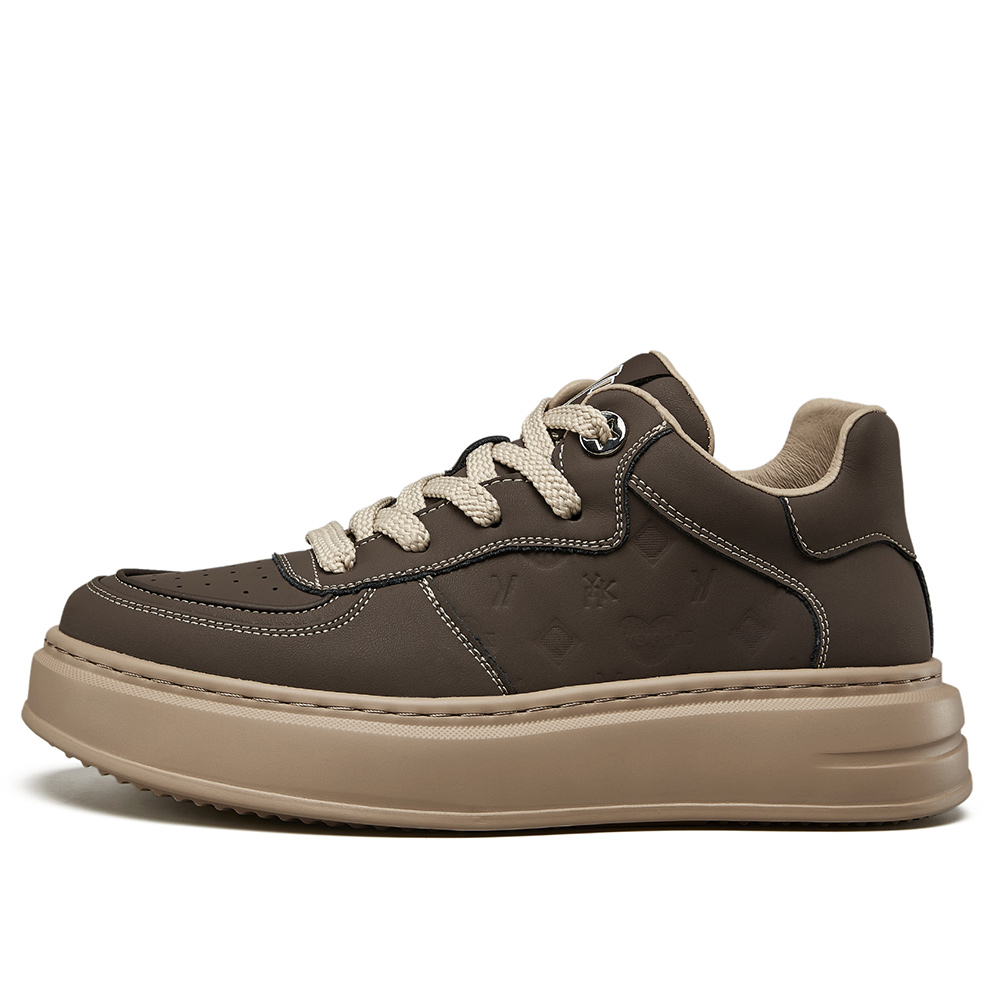 YEARCON Мужские лоу-топ скейтборд кроссовки светло-коричневые, цвет Light Coffee 
YEARCON Мужские лоу-топ скейтборд кроссовки светло-коричневые, цвет Light Coffee