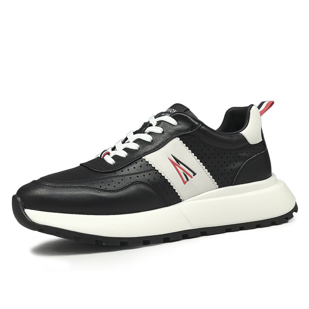 SENJIALUO Мужские черные низкие повседневные туфли с увеличенной высотой, устойчивые к истиранию и скольжению, цвет Black
SENJIALUO Мужские черные низкие повседневные туфли с увеличенной высотой, устойчивые к истиранию и скольжению, цвет Black