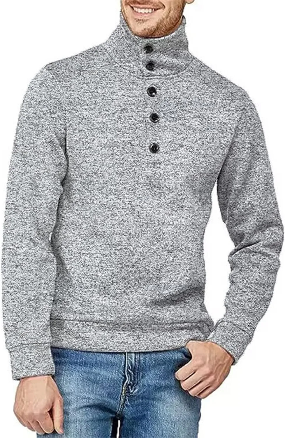 Мужской свитер Quarter Zip Pullover Casual
Мужской свитер Quarter Zip Pullover Casual