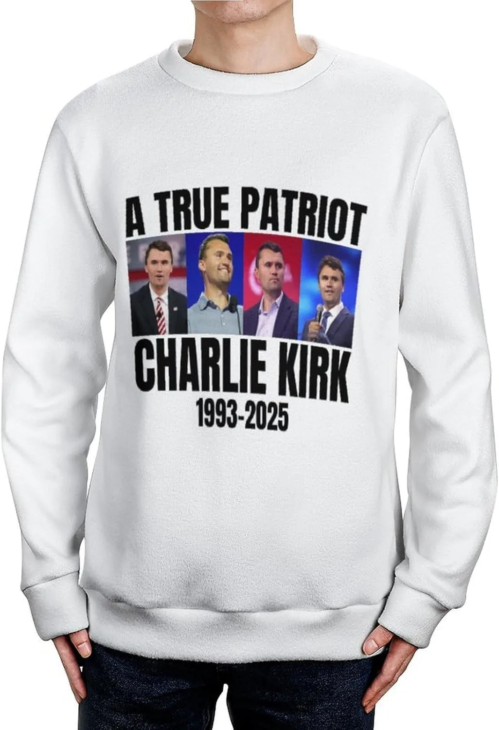 Свитер Charlie Kirk с принтом, теплый и мягкий, для носки отдельно или слоями Rxnjdka
Свитер Charlie Kirk с принтом, теплый и мягкий, для носки отдельно или слоями Rxnjdka