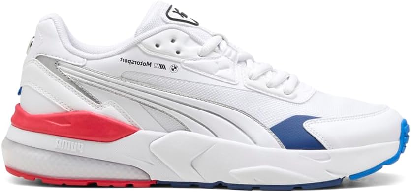 Мужские кроссовки PUMA BMW M Motorsport Vis2k с шнуровкой, повседневные - белые
Мужские кроссовки PUMA BMW M Motorsport Vis2k с шнуровкой, повседневные - белые