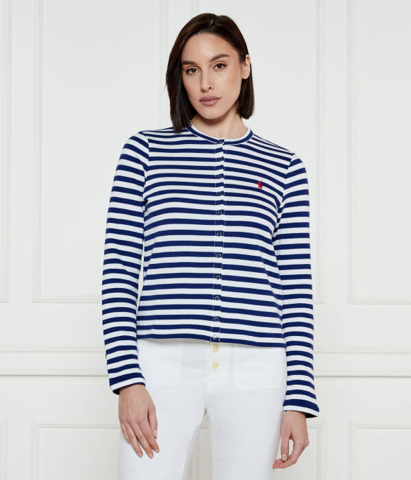 Кардиган женский Polo Ralph Lauren на пуговицах с принтом в полоску, синий
Кардиган женский Polo Ralph Lauren на пуговицах с принтом в полоску, синий