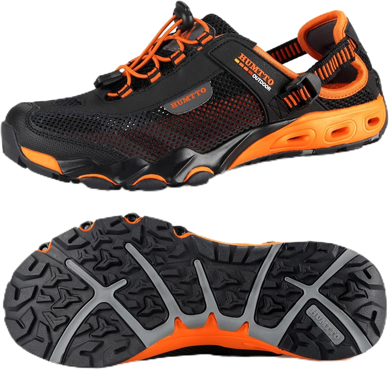 Мужские водные туфли HUMTTO - походные сандалии для мужчин, уличные водные сандалии с закрытым носком, нескользящие речные туфли, летние быстро сохнущие акваобувь, черный
Мужские водные туфли HUMTTO - походные сандалии для мужчин, уличные водные сандалии с закрытым носком, нескользящие речные туфли, летние быстро сохнущие акваобувь, черный