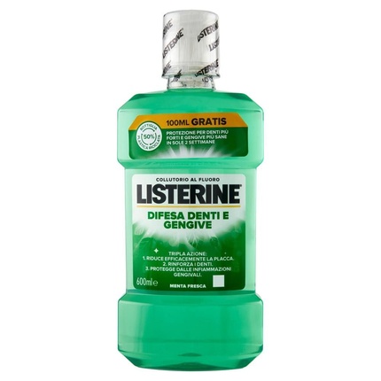 Защита зубов и десен с нежным мятным вкусом - 600 мл Listerine
Защита зубов и десен с нежным мятным вкусом - 600 мл Listerine