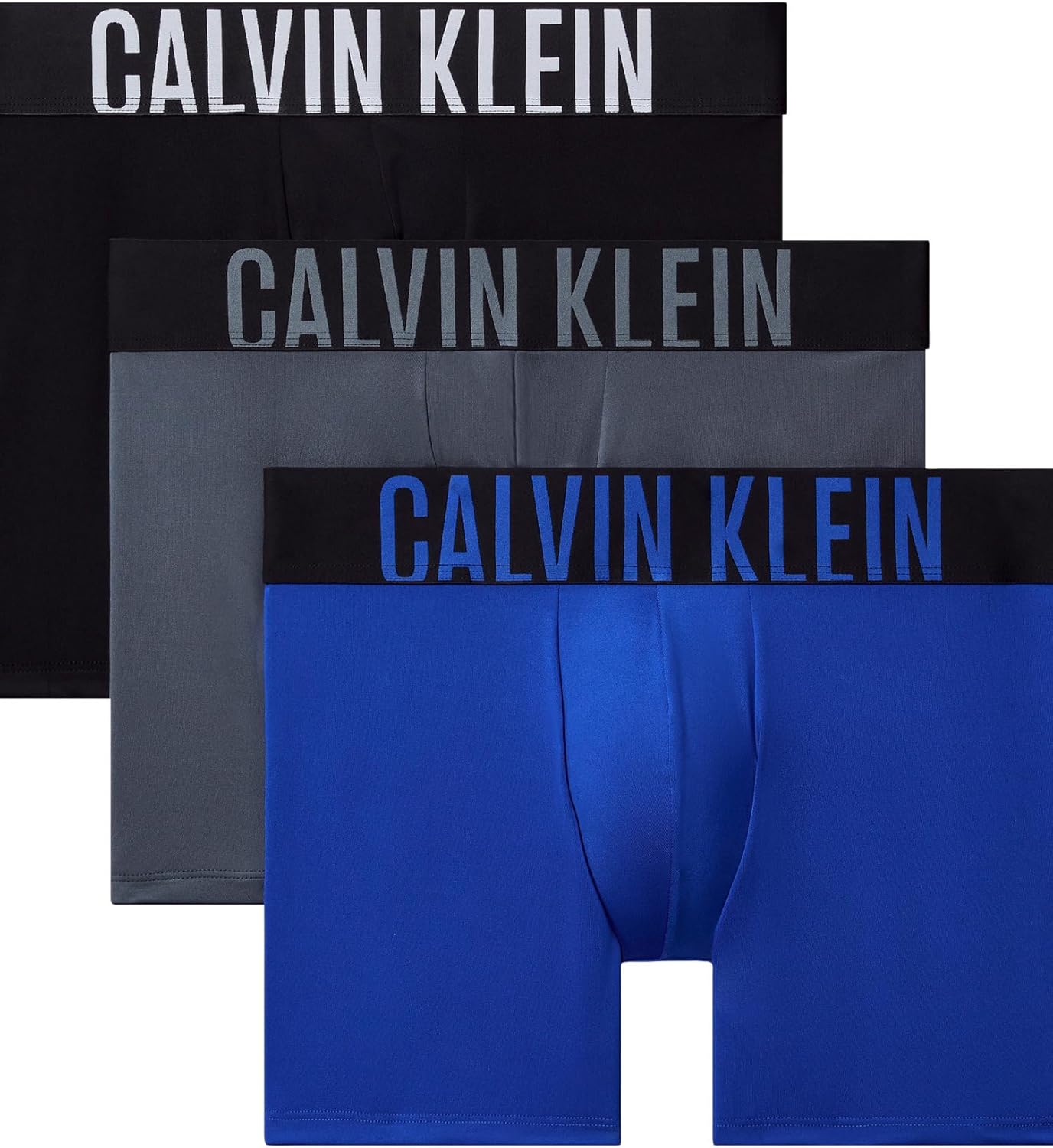 Комплект из 3 трусов-боксеров Calvin Klein Men Intense Power, Black, Royalty, Turbulence
Комплект из 3 трусов-боксеров Calvin Klein Men Intense Power, Black, Royalty, Turbulence