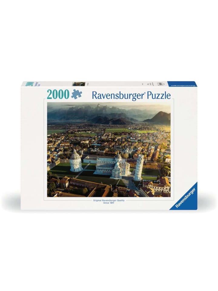 Цветной пазл Ravensburger из 2000 деталей с изображением Пизы в Италии
Цветной пазл Ravensburger из 2000 деталей с изображением Пизы в Италии