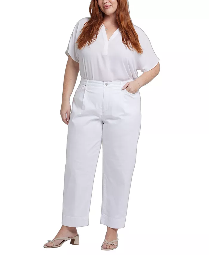 Джинсы Balloon до щиколотки больших размеров NYDJ, белый
Джинсы Balloon до щиколотки больших размеров NYDJ, белый