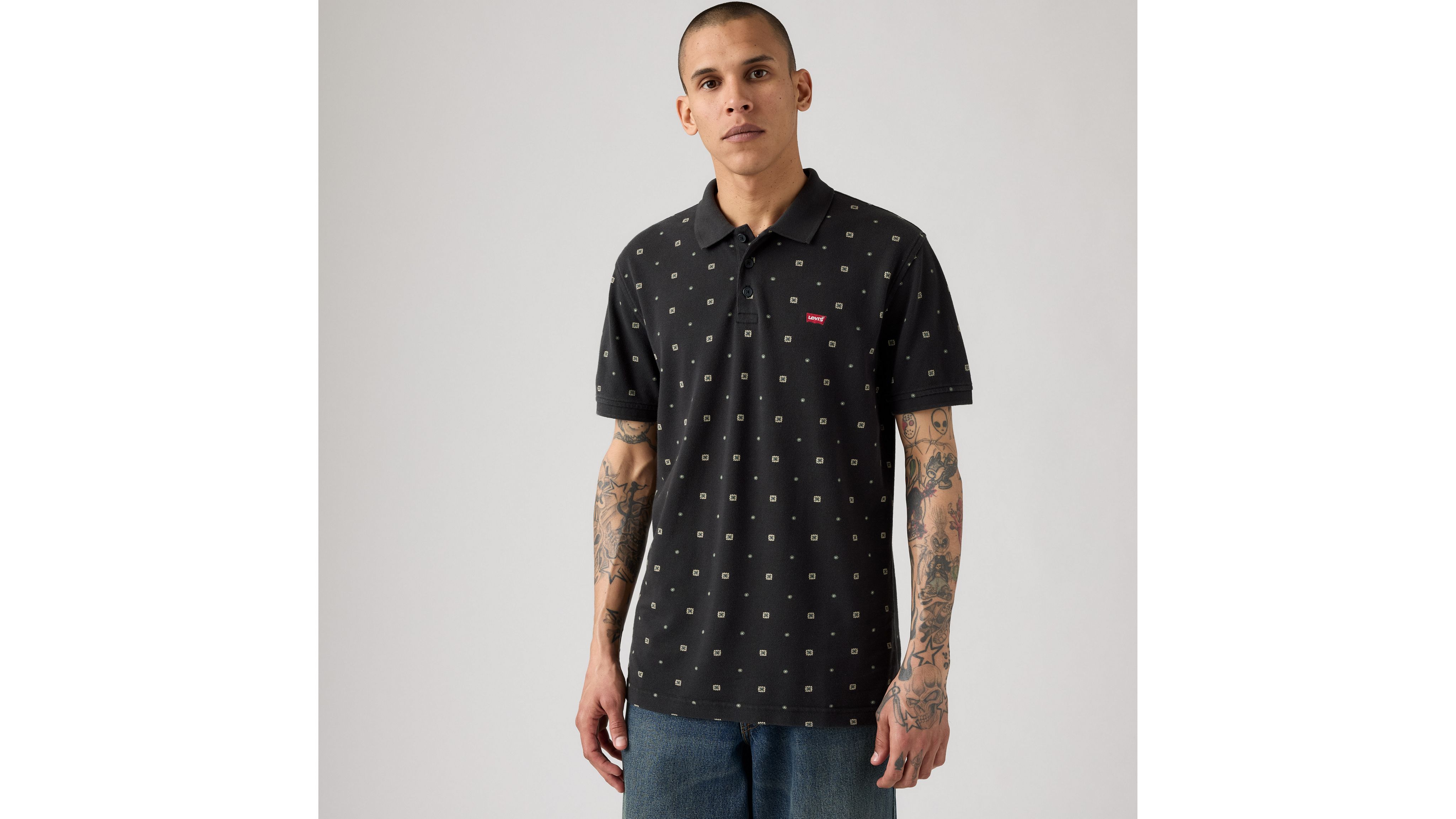 Рубашка поло Housemark Levi's, Ebba Geo Jet Black - Black
Рубашка поло Housemark Levi's, Ebba Geo Jet Black - Black