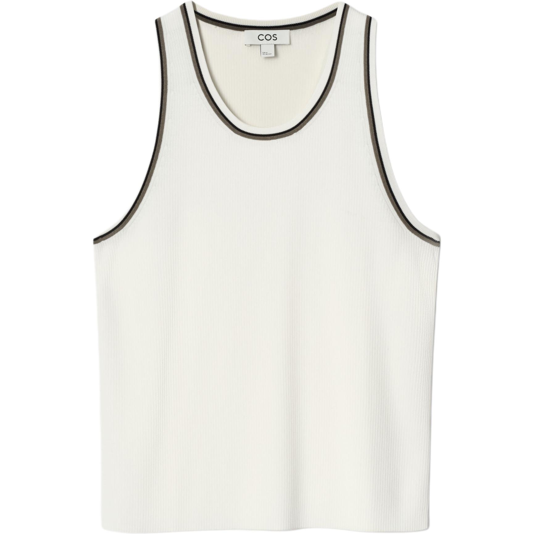 COS Мужская белая майка Tank
COS Мужская белая майка Tank