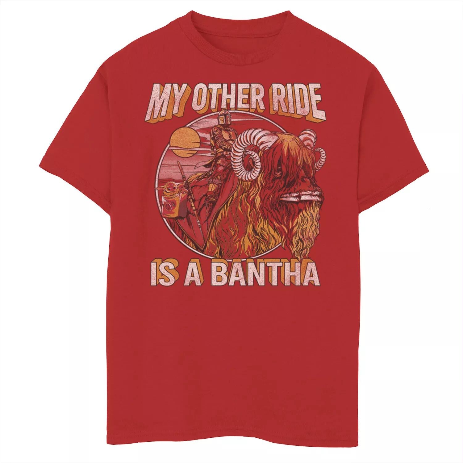 Футболка с рисунком «My Other Ride Bantha» для мальчиков 8–20 лет «Звездные войны: Мандалорец и дитя» или «Малышка Йода» Star Wars, красный
Футболка с рисунком «My Other Ride Bantha» для мальчиков 8–20 лет «Звездные войны: Мандалорец и дитя» или «Малышка Йода» Star Wars, красный