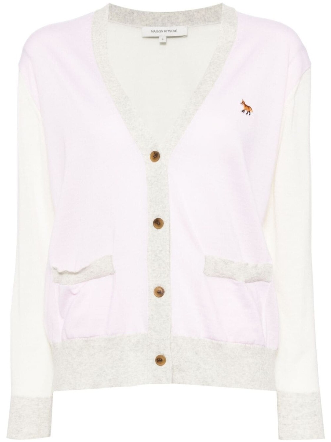 Maison Kitsuné кардиган с логотипом, розовый
Maison Kitsuné кардиган с логотипом, розовый