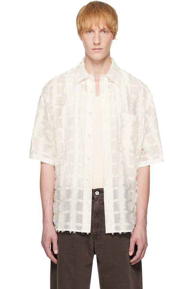 Клетчатая рубашка Wooyoungmi, цвет ivory
Клетчатая рубашка Wooyoungmi, цвет ivory