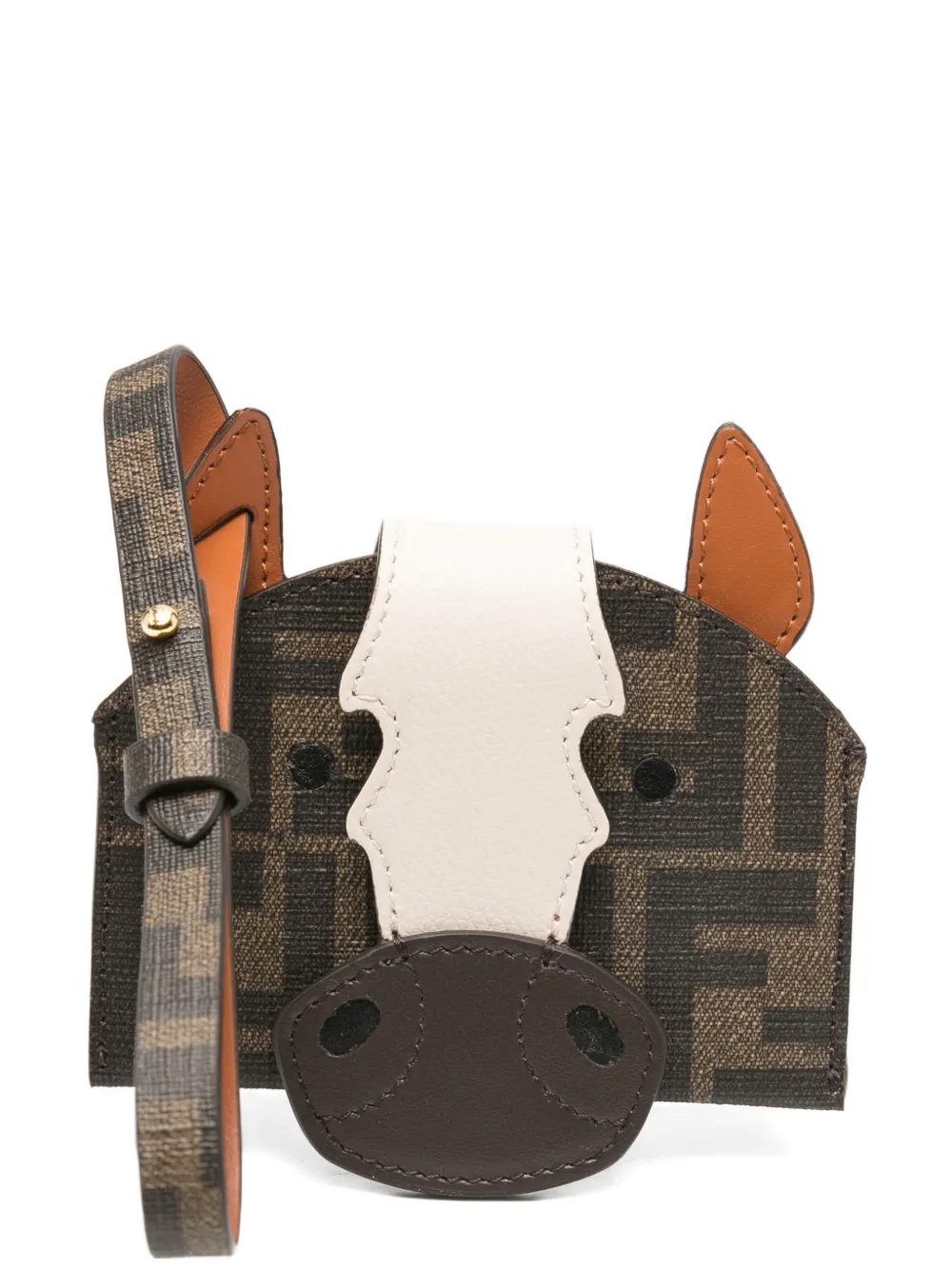 Кошелек с анималистическим монограммным принтом Fendi, коричневый
Кошелек с анималистическим монограммным принтом Fendi, коричневый