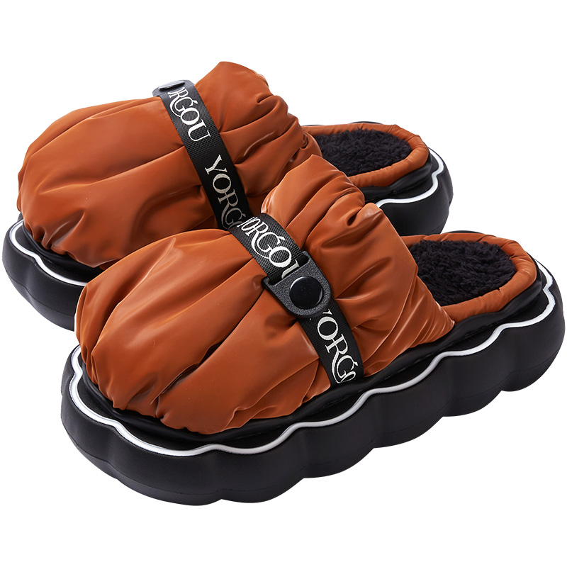 Far port Уютные тапочки с закрытым носком 5 см унисекс - кофе, цвет Coffee 
Far port Уютные тапочки с закрытым носком 5 см унисекс - кофе, цвет Coffee