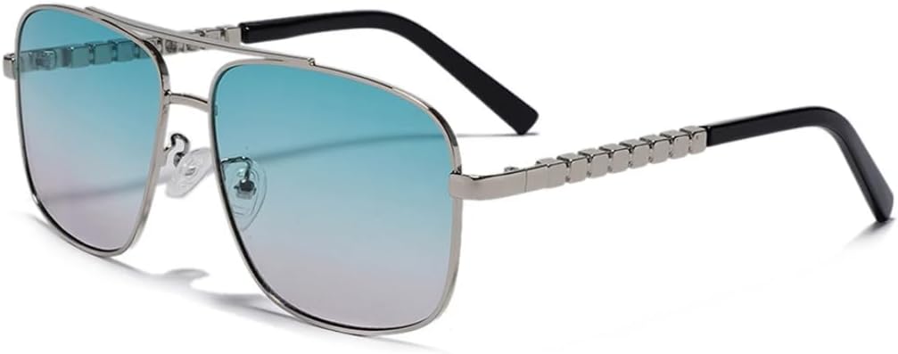 Металлические модные панк-солнцезащитные очки для женщин, классический винтаж, защита от УФ-излучения UV400, для вечеринок, пляжа и отдыха на открытом воздухе, мужские VFDHN, Silver Green Blue
Металлические модные панк-солнцезащитные очки для женщин, классический винтаж, защита от УФ-излучения UV400, для вечеринок, пляжа и отдыха на открытом воздухе, мужские VFDHN, Silver Green Blue