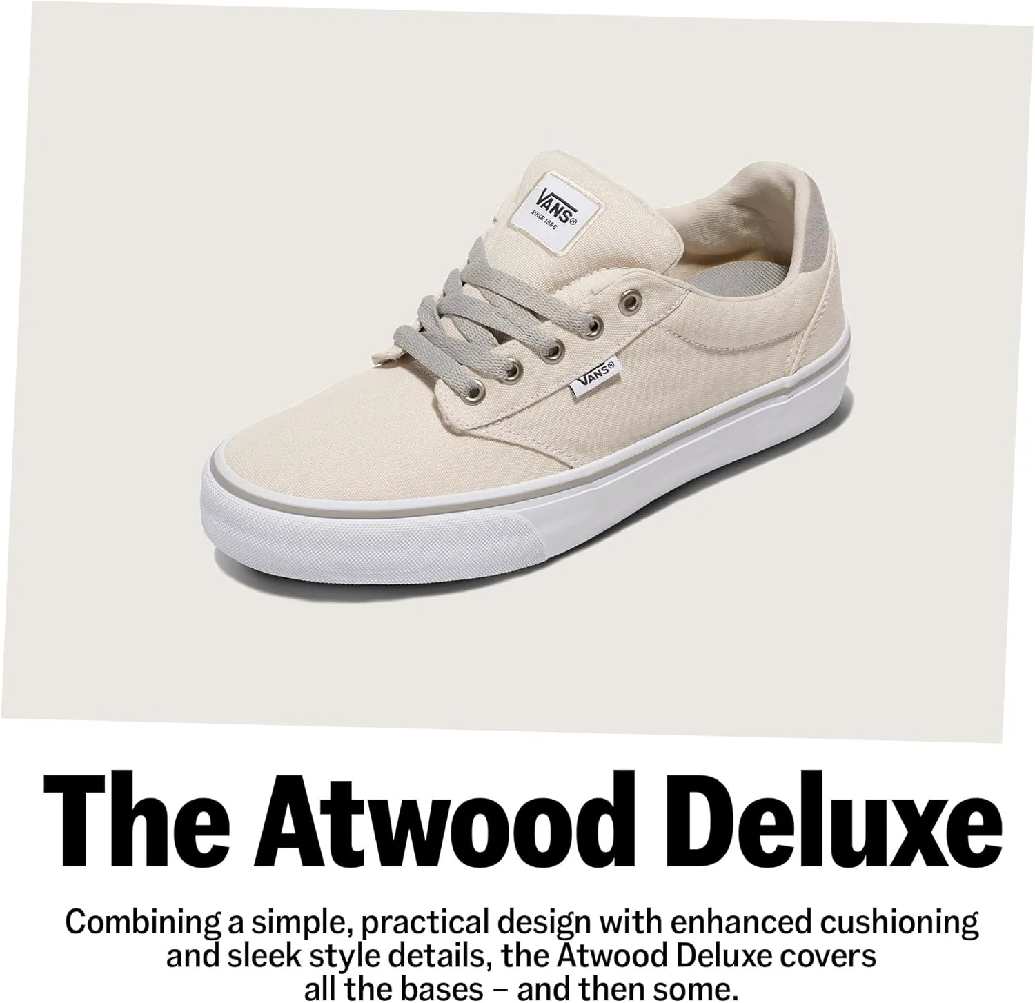 Мужские кроссовки Vans Atwood Deluxe, черный/серый
Мужские кроссовки Vans Atwood Deluxe, черный/серый