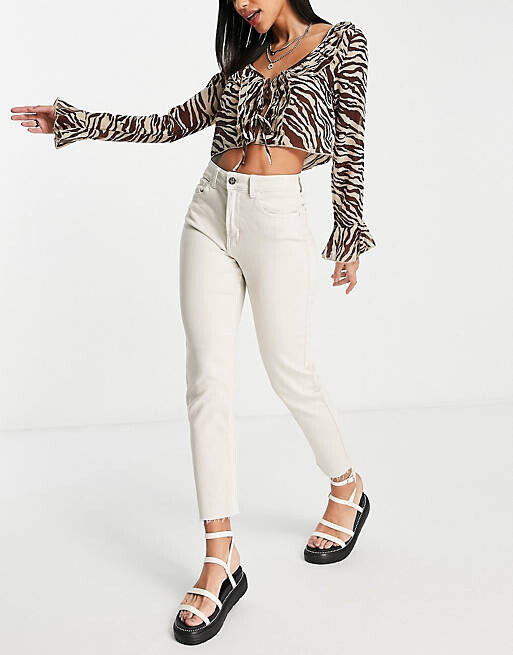 Светло-бежевые прямые джинсы с завышенной талией Only Emily
Светло-бежевые прямые джинсы с завышенной талией Only Emily