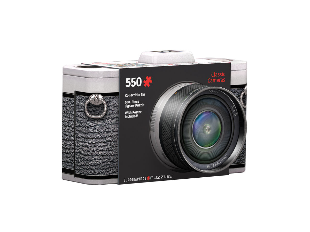 Пазл Eurographics, жестяная банка для фотоаппаратов Classic, 550 шт.
Пазл Eurographics, жестяная банка для фотоаппаратов Classic, 550 шт.