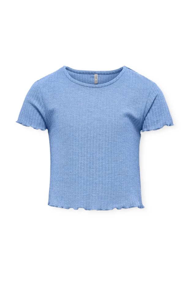 Футболка с волнистым краем в рубчик для детей Only, цвет 300399 open air
Футболка с волнистым краем в рубчик для детей Only, цвет 300399 open air