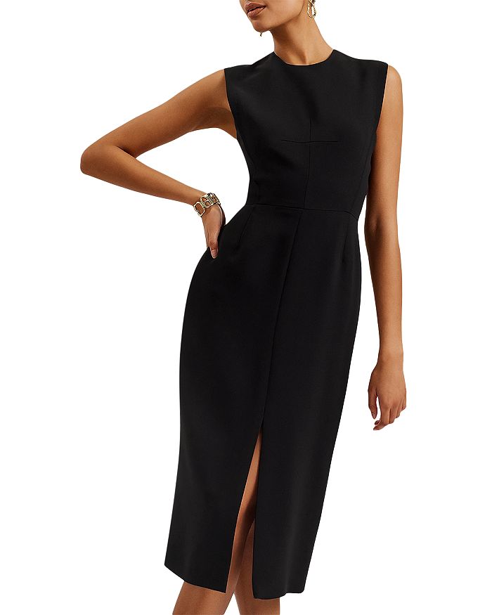 Приталенное платье миди Ted Baker, черный
Приталенное платье миди Ted Baker, черный