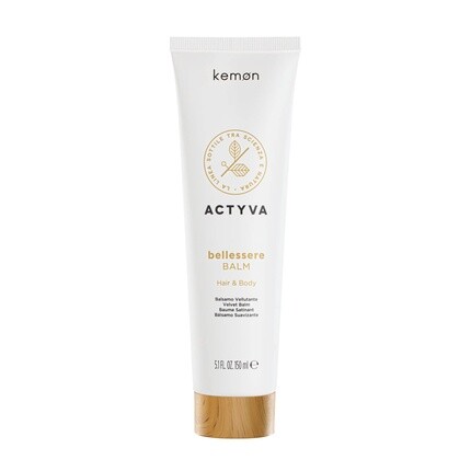 Kemon Actyva Bellessere Balm Бальзам для волос и тела с успокаивающим и защитным действием с маслами арганы, сладкого миндаля и льняного семени 150мл
Kemon Actyva Bellessere Balm Бальзам для волос и тела с успокаивающим и защитным действием с маслами арганы, сладкого миндаля и льняного семени 150мл