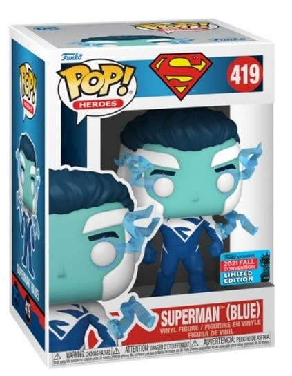 Funko POP! Герои, коллекционная фигурка, Супермен (Синий), Limited Edition
Funko POP! Герои, коллекционная фигурка, Супермен (Синий), Limited Edition