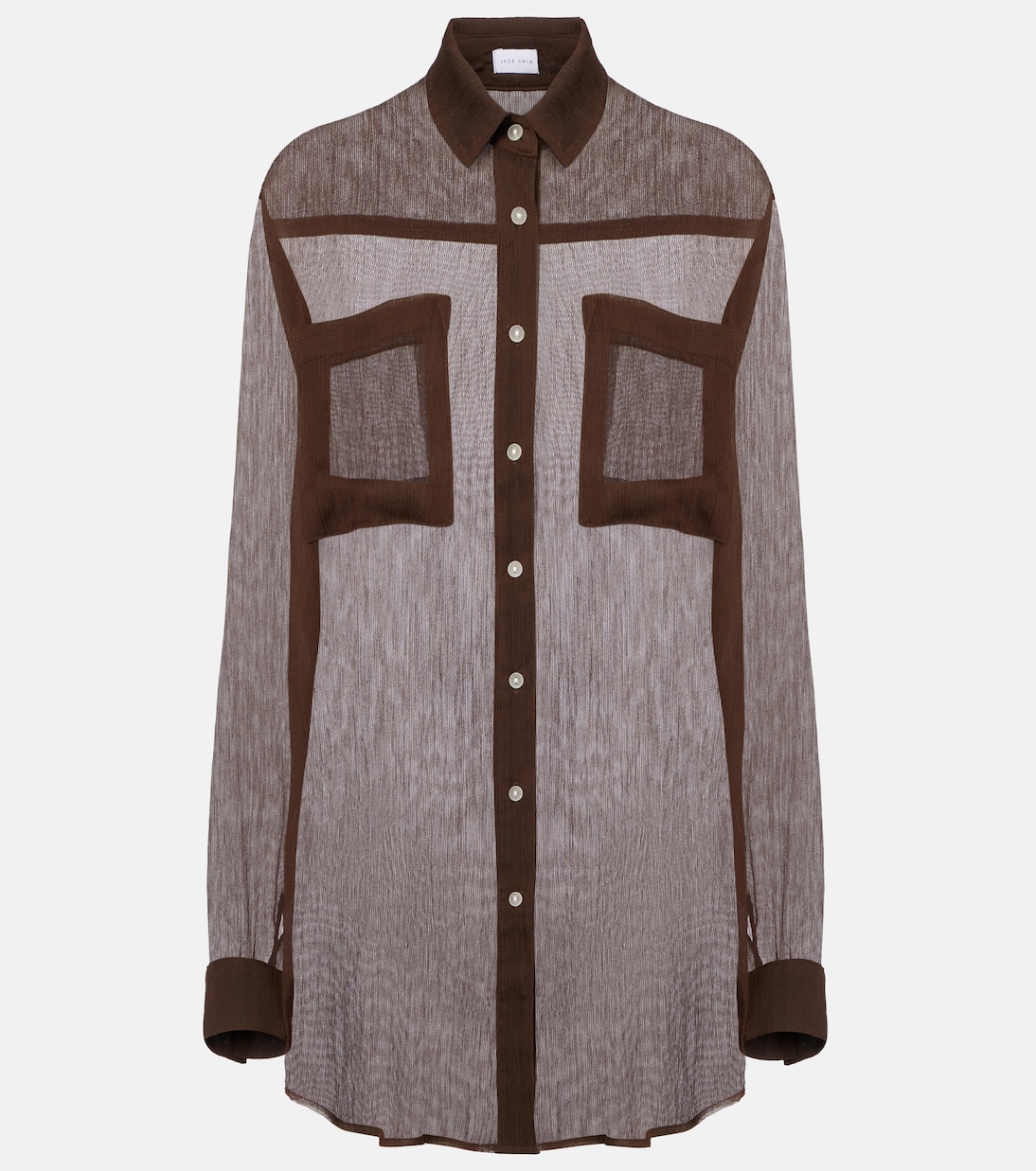 Мика прозрачная рубашка Jade Swim, коричневый
Мика прозрачная рубашка Jade Swim, коричневый