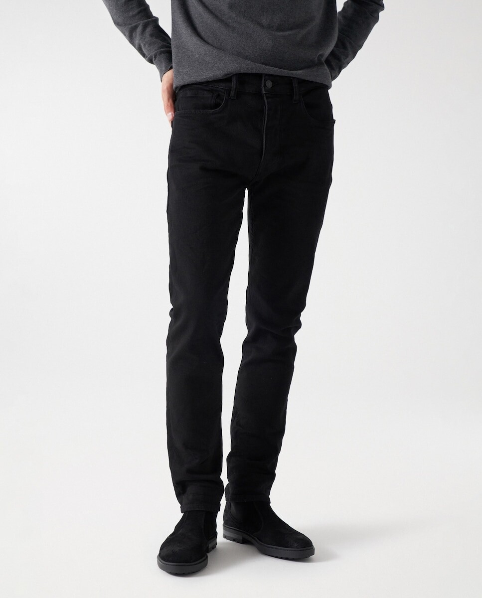 Узкие мужские джинсы черного цвета Salsa Jeans, черный
Узкие мужские джинсы черного цвета Salsa Jeans, черный