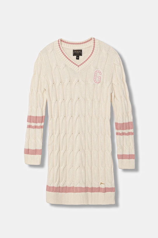 Детское платье из смесовой шерсти Guess, бежевый
Детское платье из смесовой шерсти Guess, бежевый