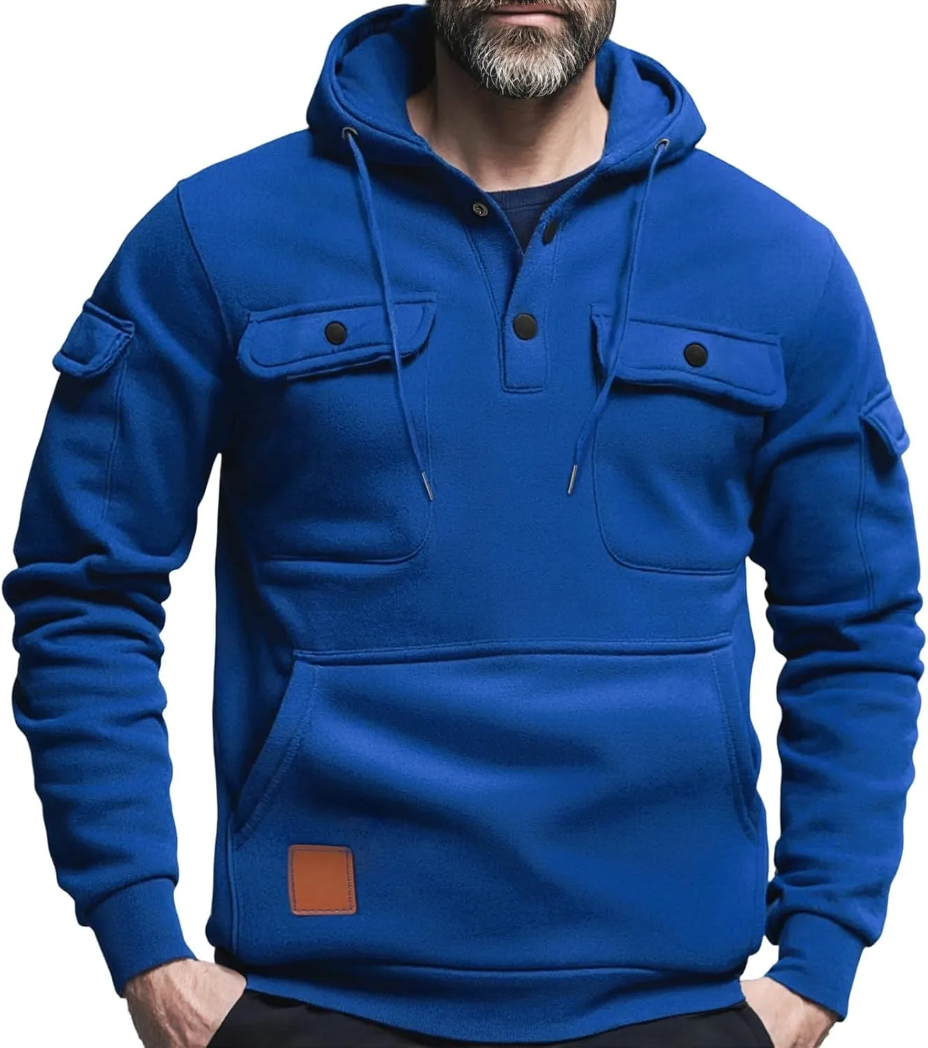 Тактический пуловер для мужчин Casual Fleece Lined с длинным рукавом и капюшоном RSZGSWS
Тактический пуловер для мужчин Casual Fleece Lined с длинным рукавом и капюшоном RSZGSWS