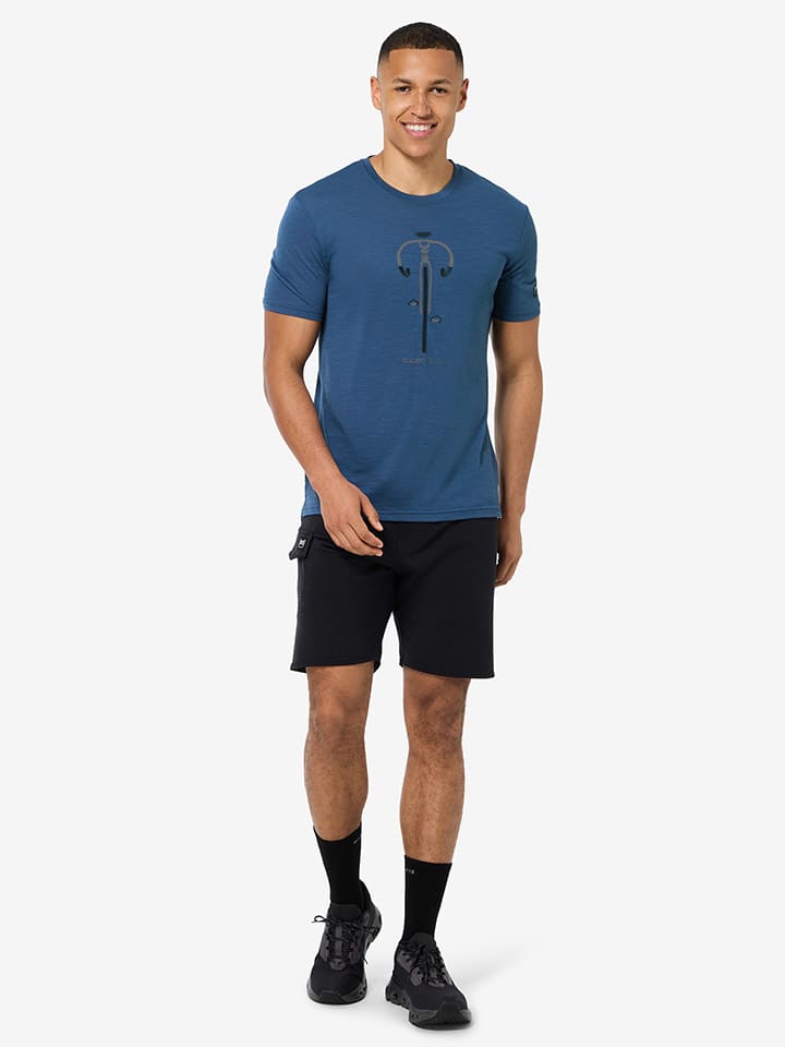 Super.natural Функциональная рубашка "Vintage Bike Tee" синего цвета
Super.natural Функциональная рубашка "Vintage Bike Tee" синего цвета