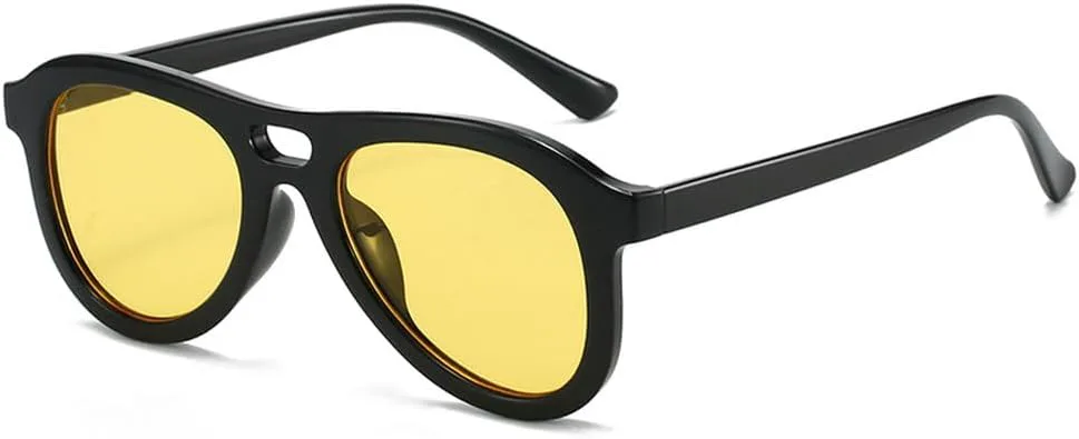 Винтажные мужские солнцезащитные очки с двойной перемычкой, модные солнцезащитные очки UV400 для женщин, оливково-зеленые солнцезащитные очки HVTVTLA, Black Yellow
Винтажные мужские солнцезащитные очки с двойной перемычкой, модные солнцезащитные очки UV400 для женщин, оливково-зеленые солнцезащитные очки HVTVTLA, Black Yellow