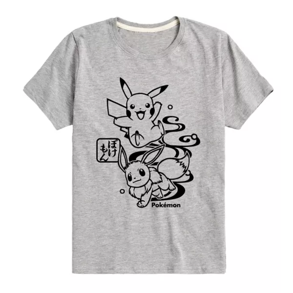 Футболка для мальчиков 8-20 лет с принтом покемонов Pikachu и Eevee в стиле вагара Licensed Character, серый
Футболка для мальчиков 8-20 лет с принтом покемонов Pikachu и Eevee в стиле вагара Licensed Character, серый