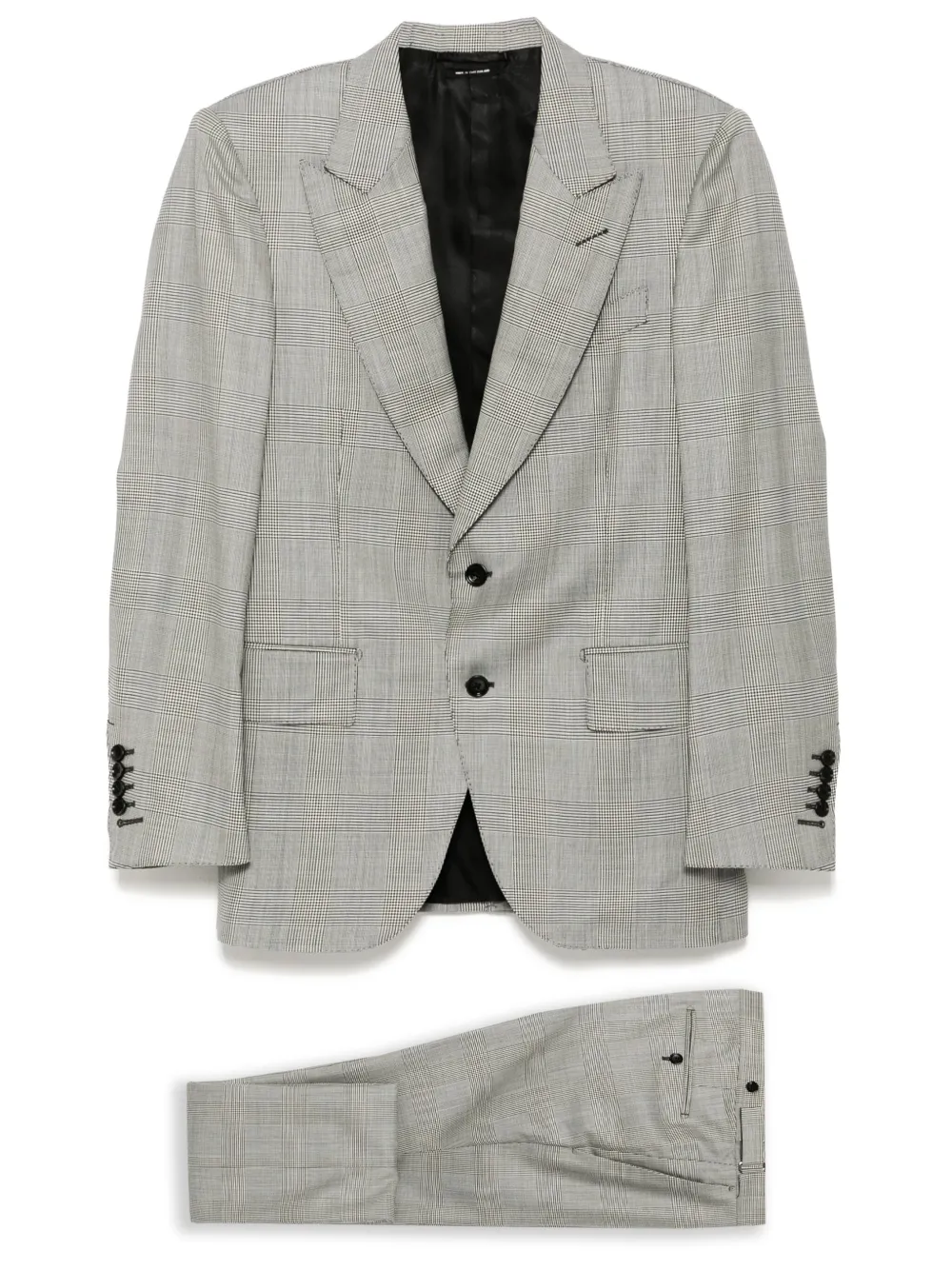 Костюм с однобортным пиджаком TOM FORD, черный
Костюм с однобортным пиджаком TOM FORD, черный