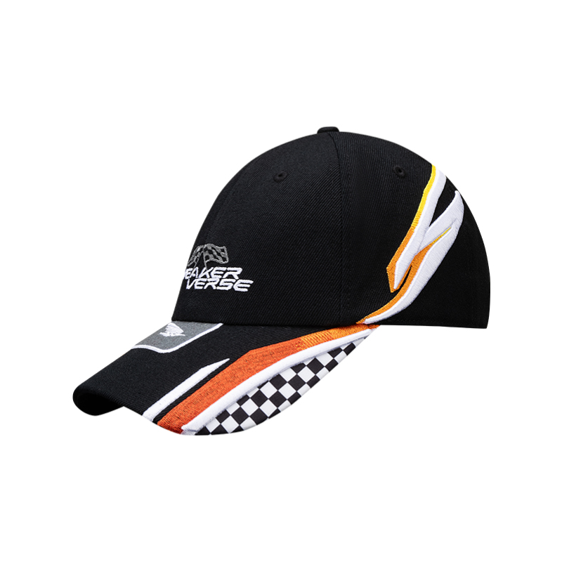 ANTA Бейсболка унисекс черная оранжевая, Black Orange 
ANTA Бейсболка унисекс черная оранжевая, Black Orange