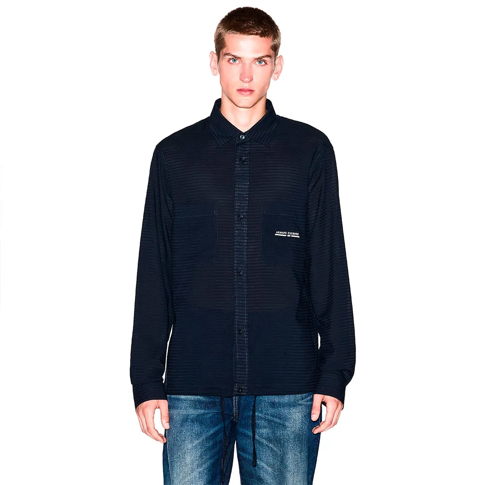 Рубашка с длинным рукавом Armani Exchange XM000955_AF10267, синий
Рубашка с длинным рукавом Armani Exchange XM000955_AF10267, синий